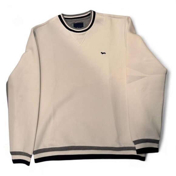 Harmont & Blaine Other - Men's Cream Sweater with Black Accents